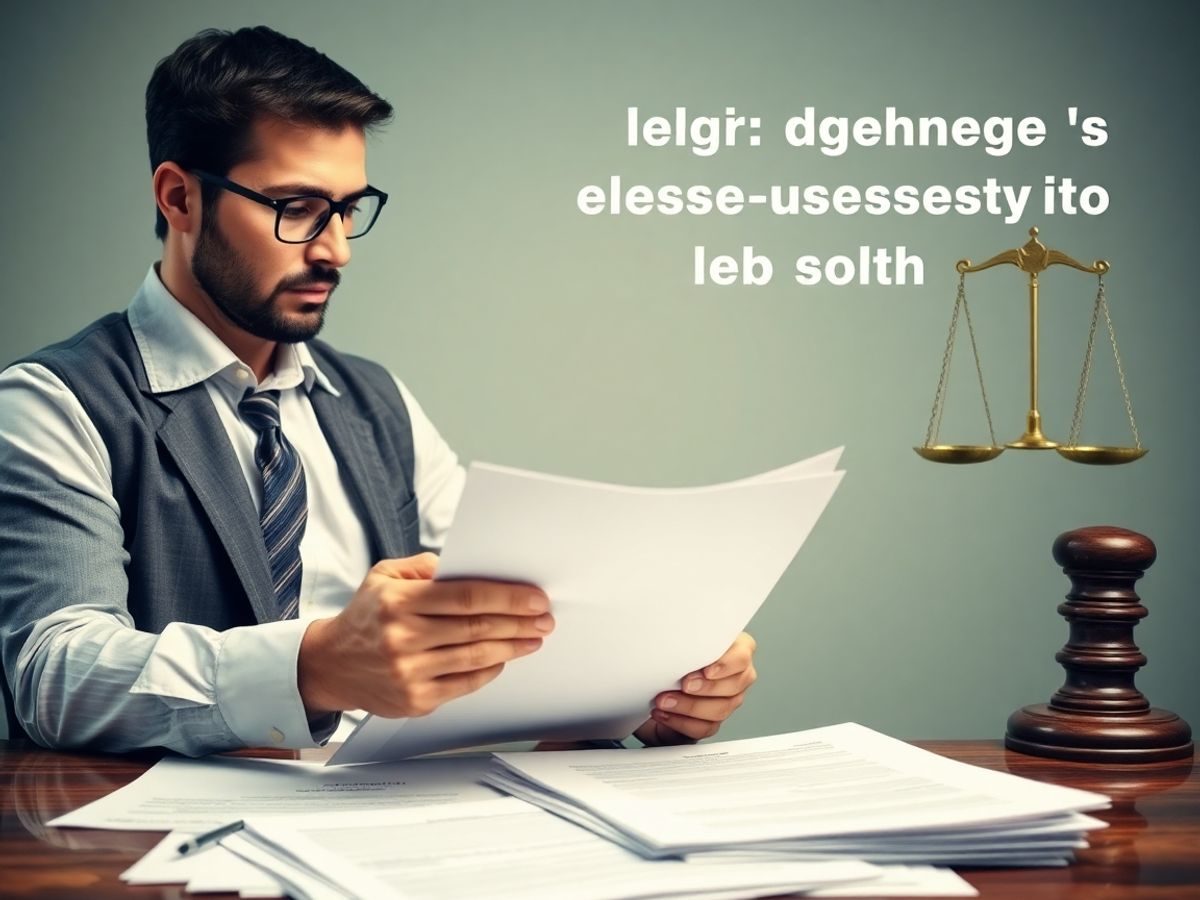 Antreprenor examinând documente legislative cu atenție sporită.