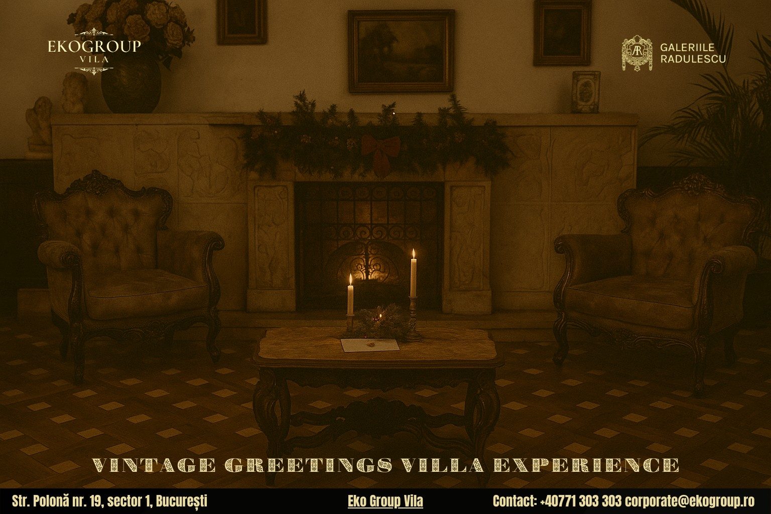 Scrisoare de Crăciun: O călătorie magică în atmosfera anilor ’30 la Eko Group Vila 3 Scrisoare de Crăciun: O călătorie magică în atmosfera anilor ’30 la Eko Group Vila